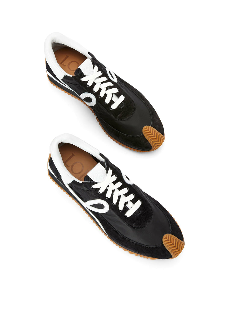 Suitnegozi Sneaker Flow Runner In Nylon E Pelle Scamosciata