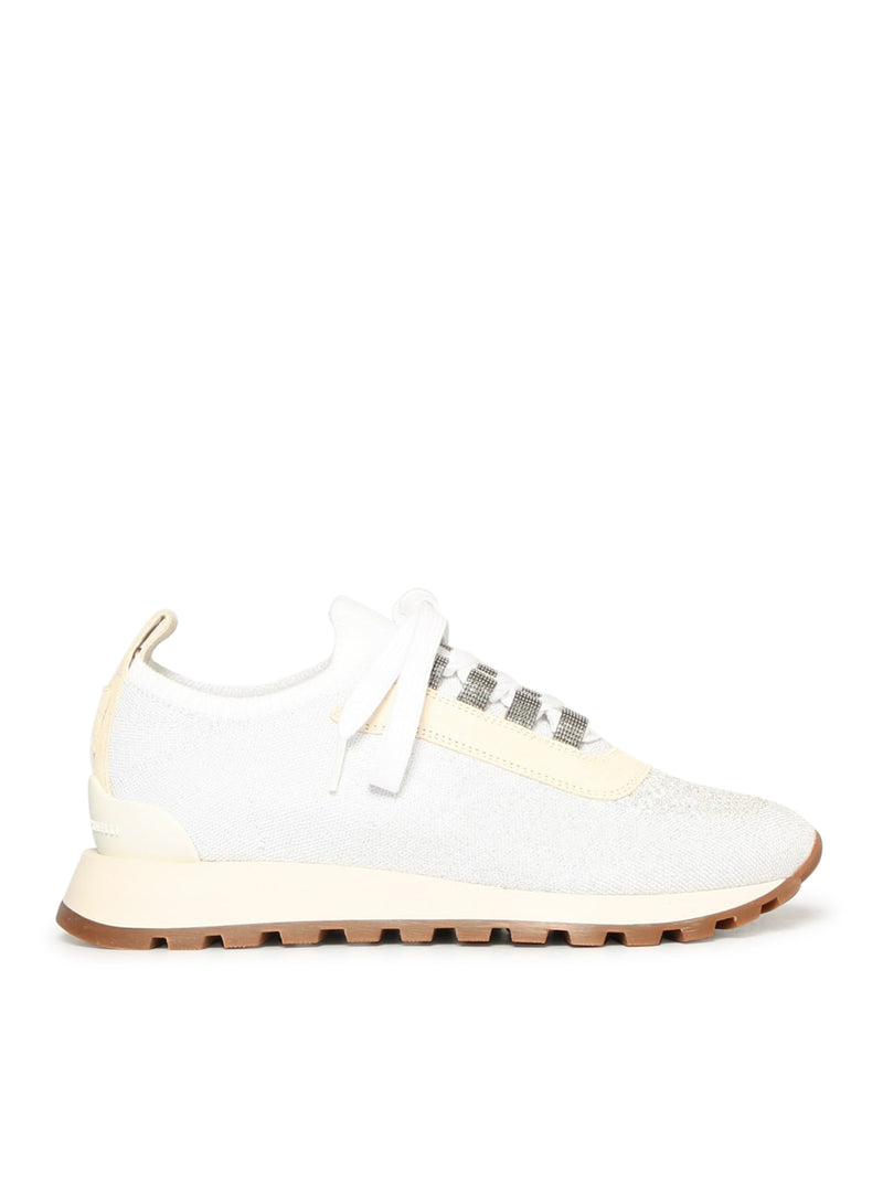 Suitnegozi Sneakers Brunello Cucinelli in maglia con lurex