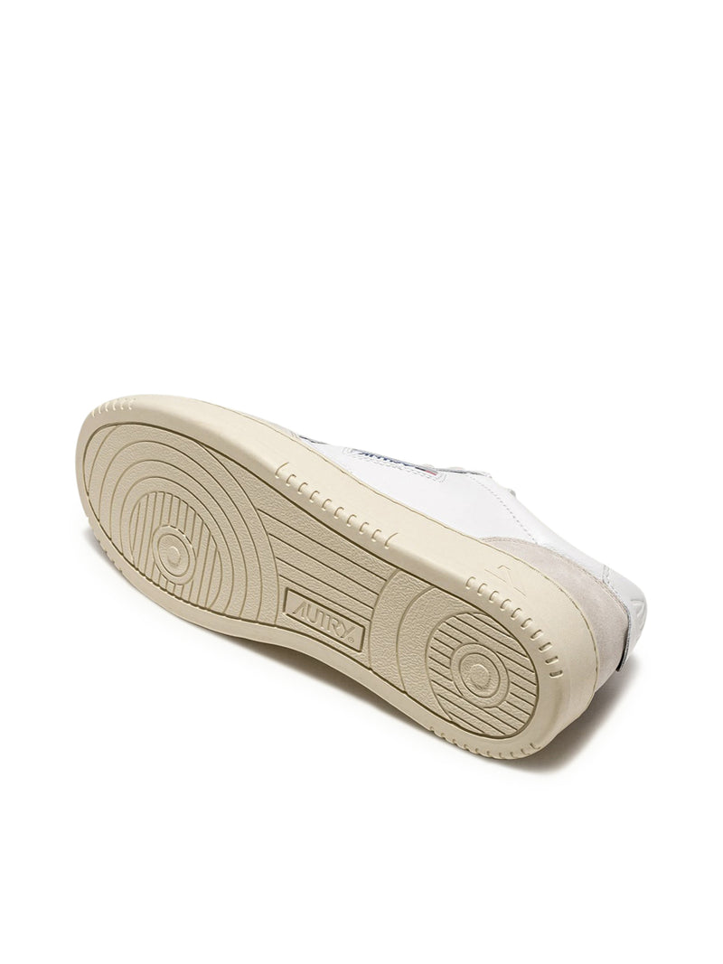 Suitnegozi SNEAKERS MEDALIST LOW IN PELLE E SUEDE BIANCO