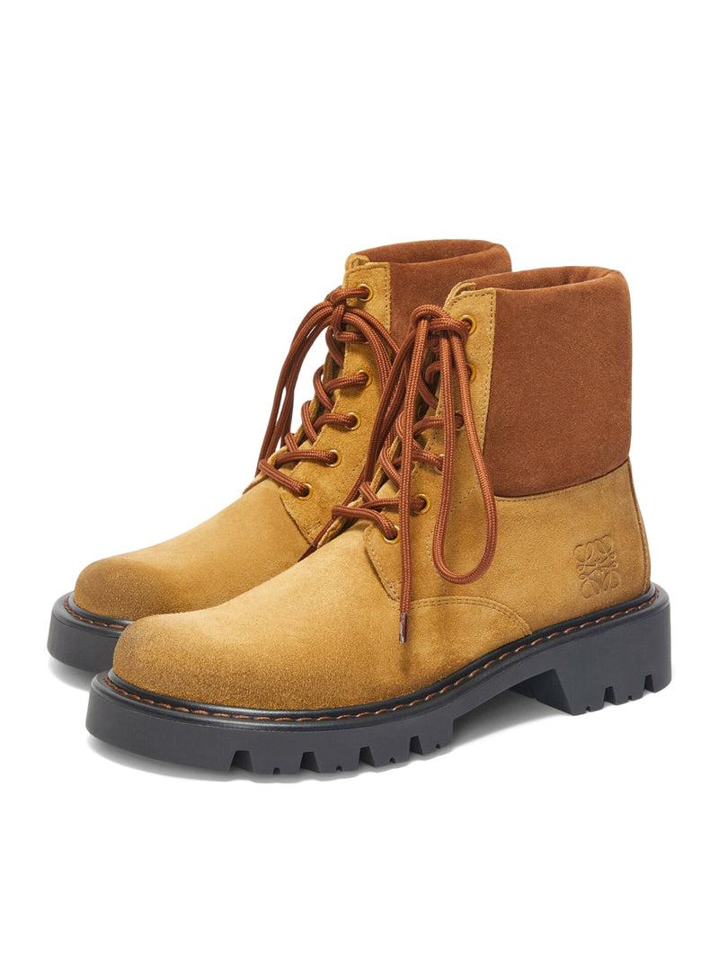 Suitnegozi Stivaletti Militari Sierra In Pelle Scamosciata