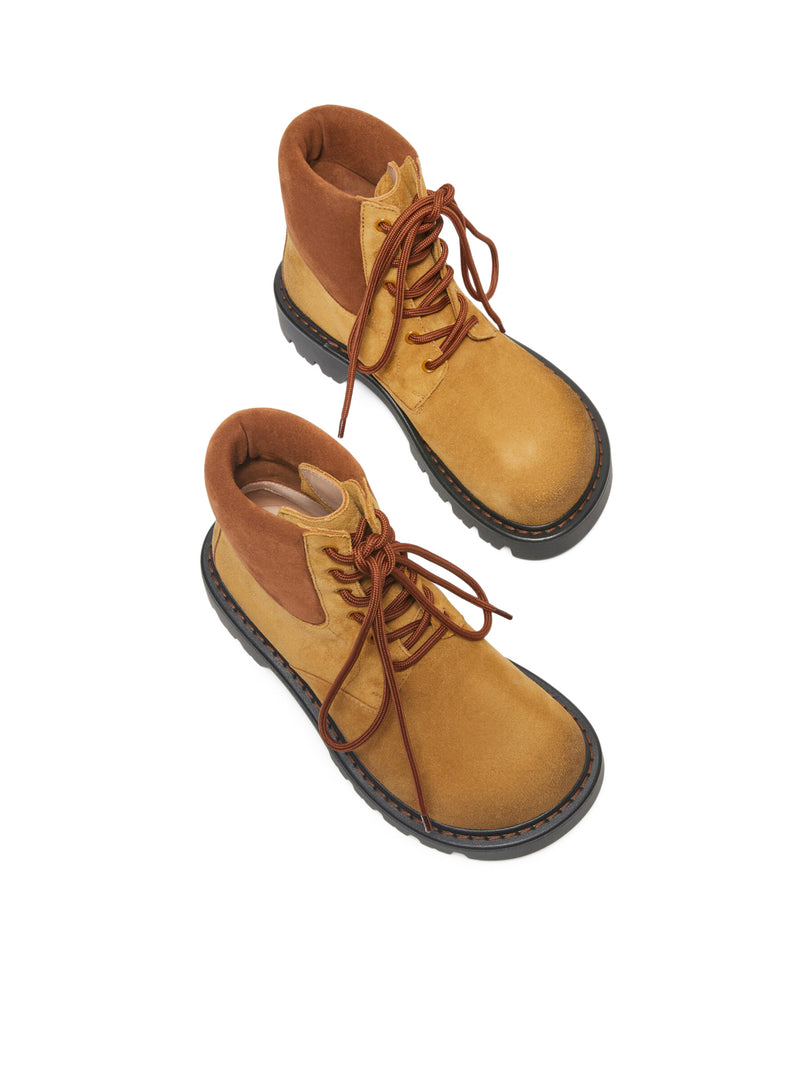 Suitnegozi Stivaletti Militari Sierra In Pelle Scamosciata