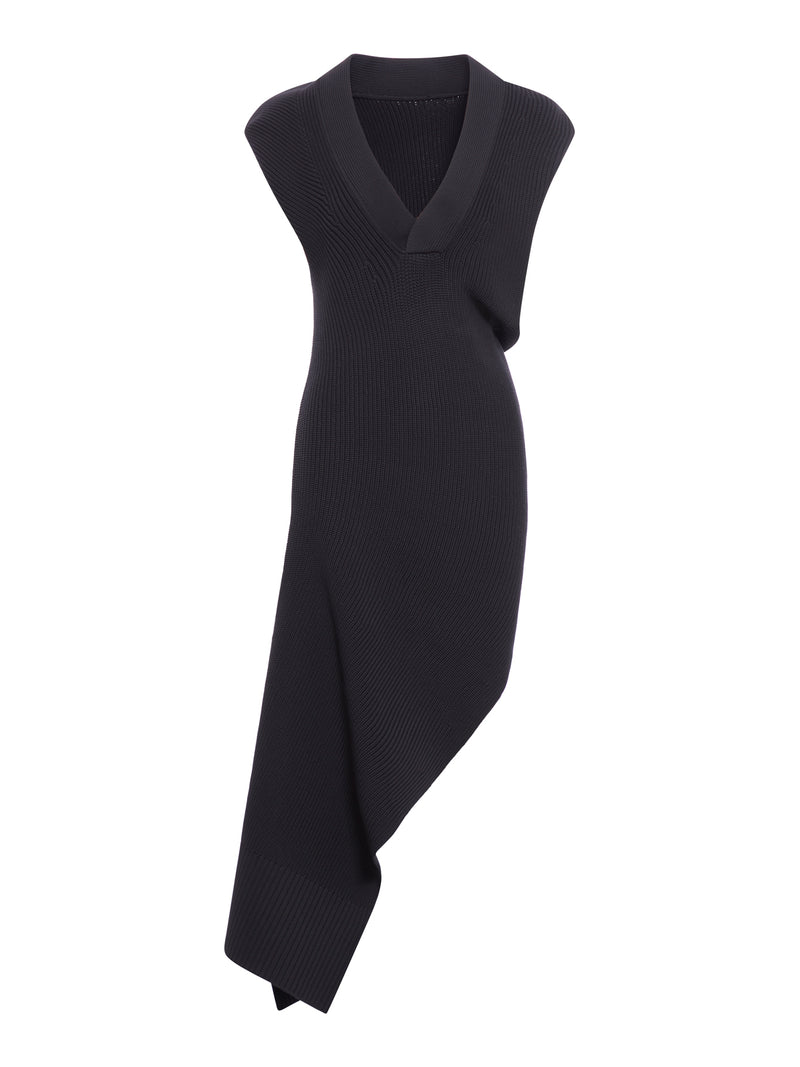 Suitnegozi abito in maglia asimmetrico