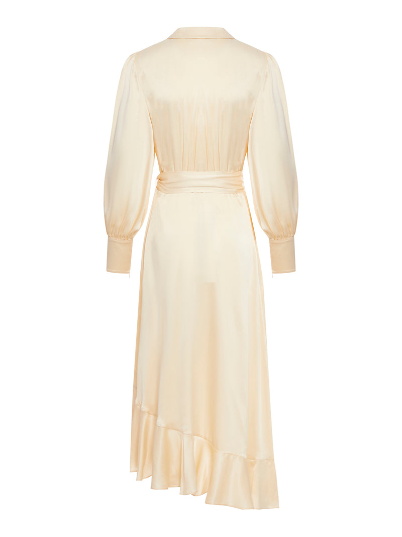 Suitnegozi Abito Midi Avvolgente In Seta