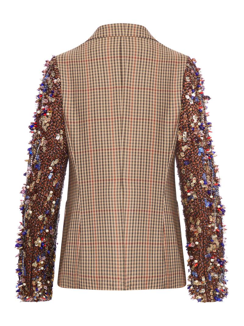 Suitnegozi Blazer Doppiopetto Con Maniche Gioiello