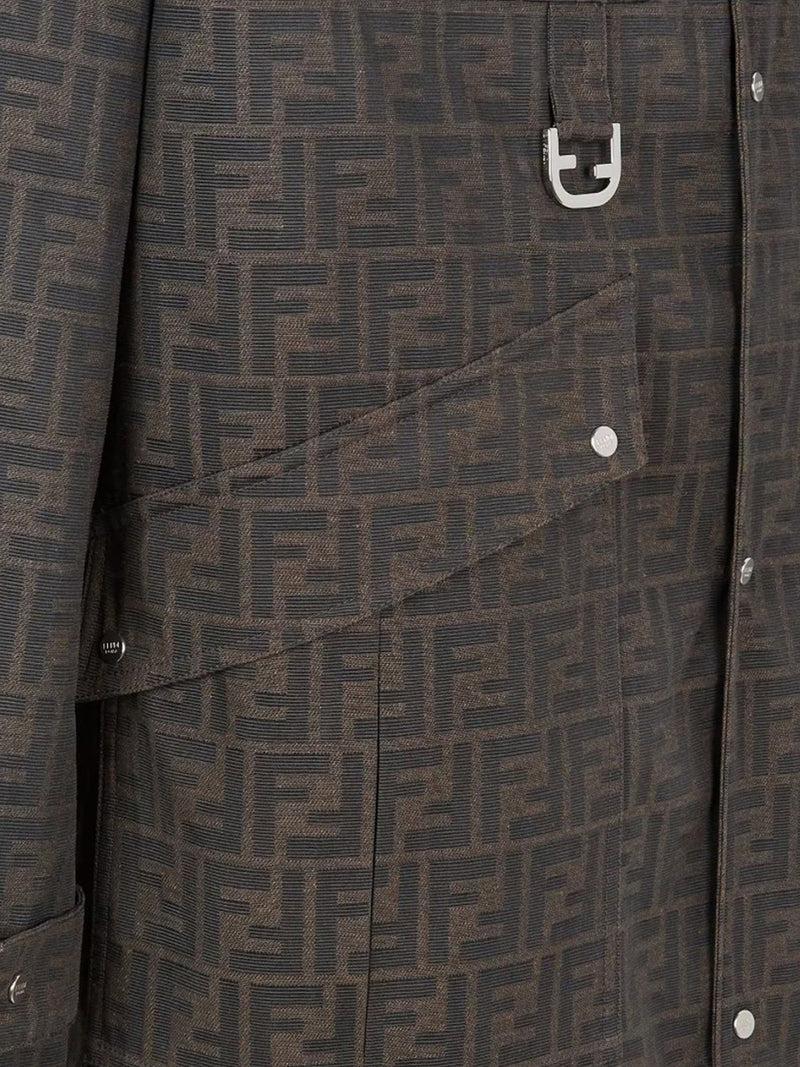 Suitnegozi Blouson In Jacquard FF Cerato Marrone