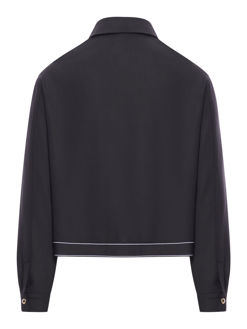 Suitnegozi Bomber Con Zip Con Stampa Logo