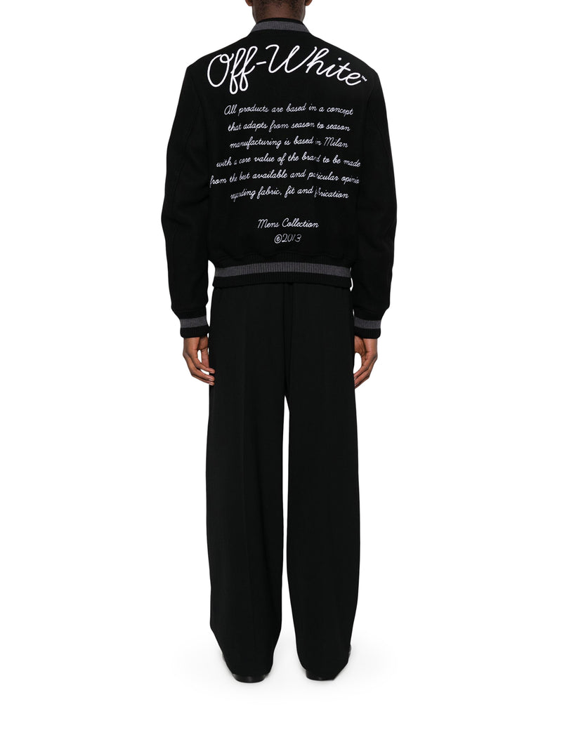 Suitnegozi Bomber Varsity In Lana