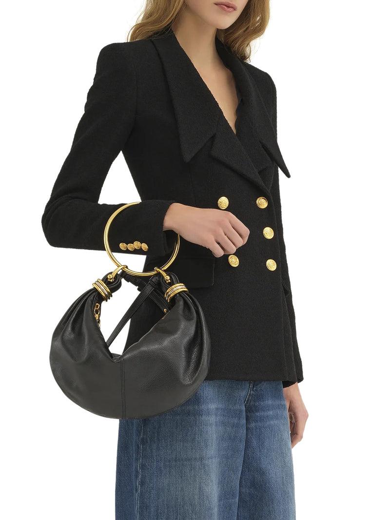 Suitnegozi BORSA HOBO BRACELET IN PELLE GRANATA