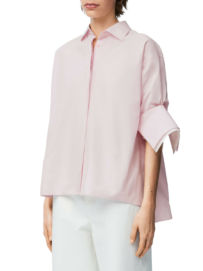 Suitnegozi Camicia Con Risvolti In Cotone