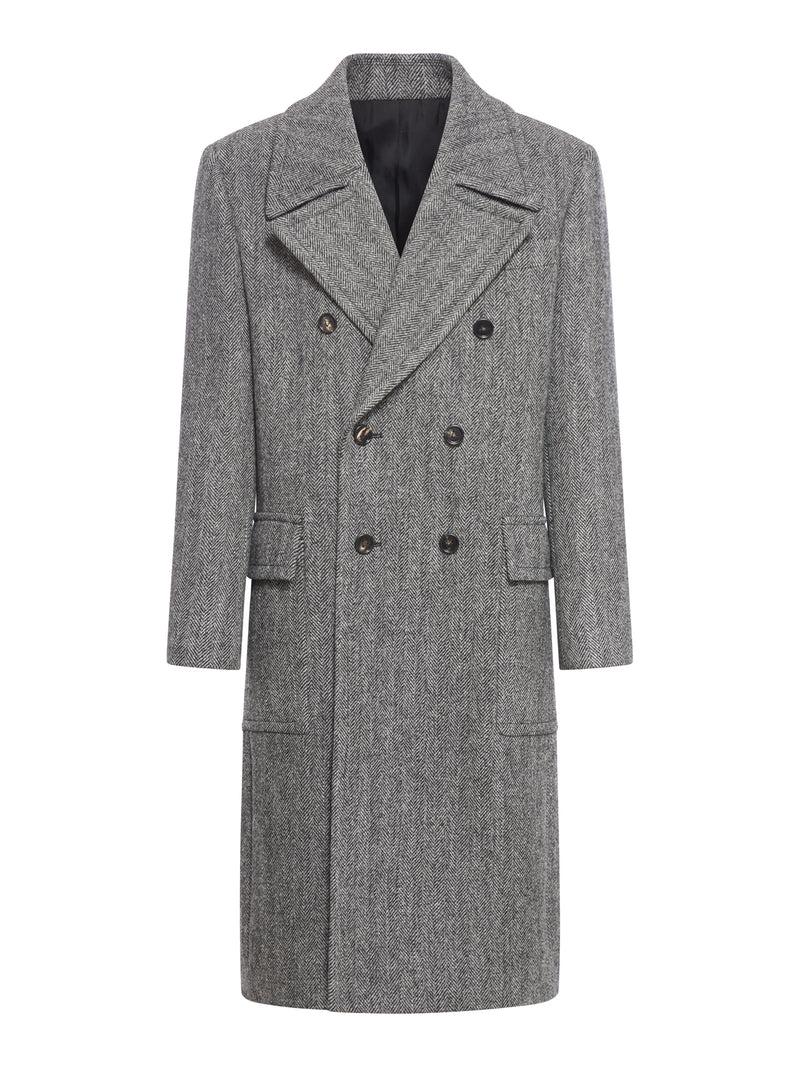 Suitnegozi CAPPOTTO DOPPIOPETTO IN LANA SPIGATA