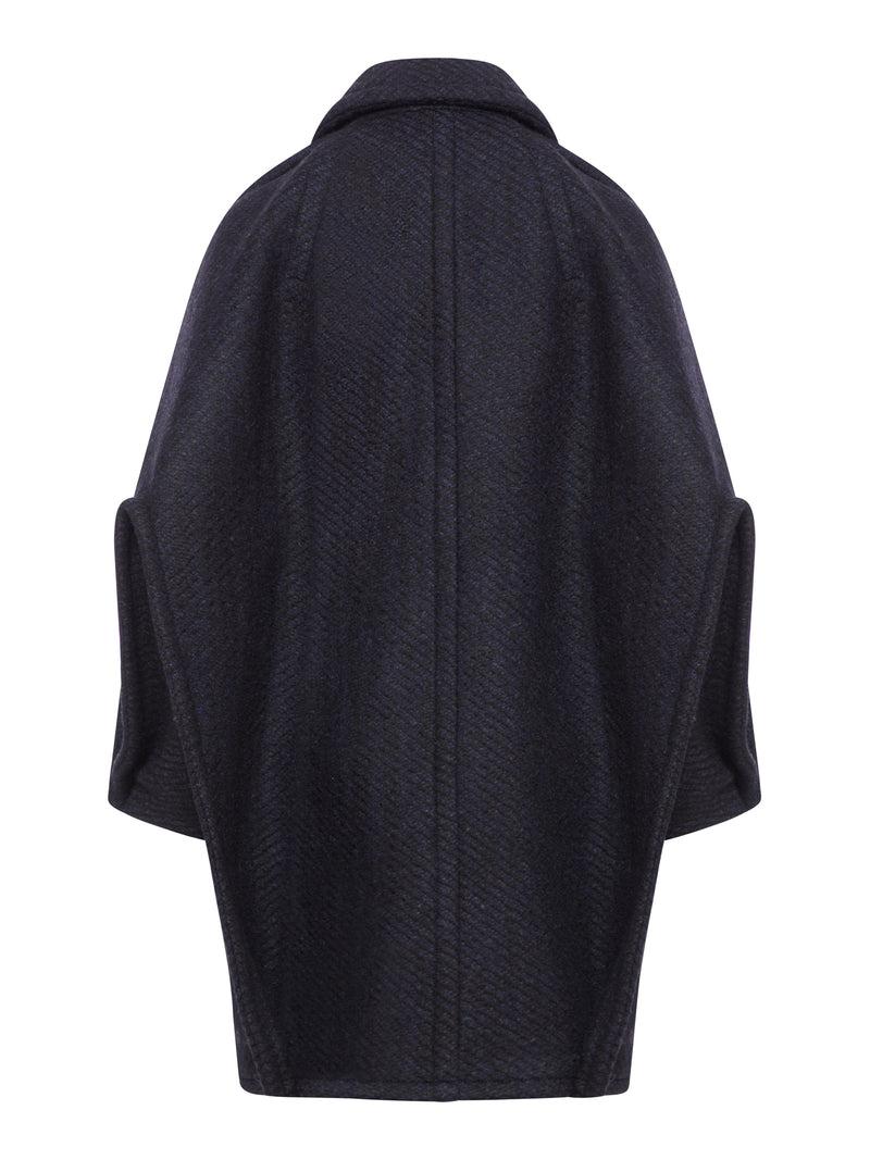 Suitnegozi CAPPOTTO IN LANA DIAGONALE BICOLORE