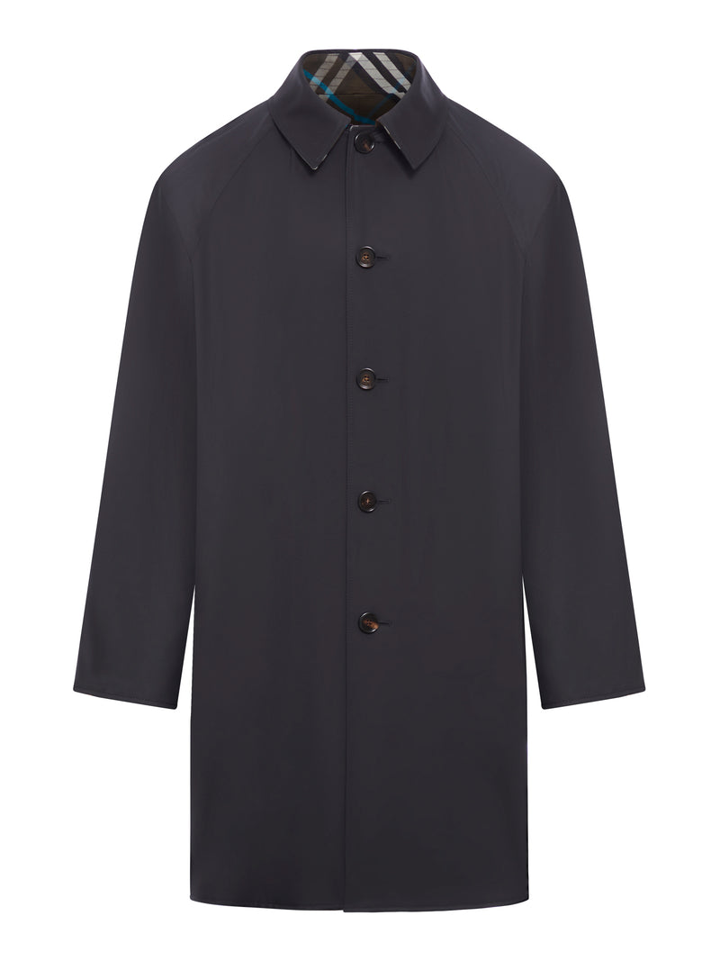 Suitnegozi Car coat lungo reversibile in gabardine