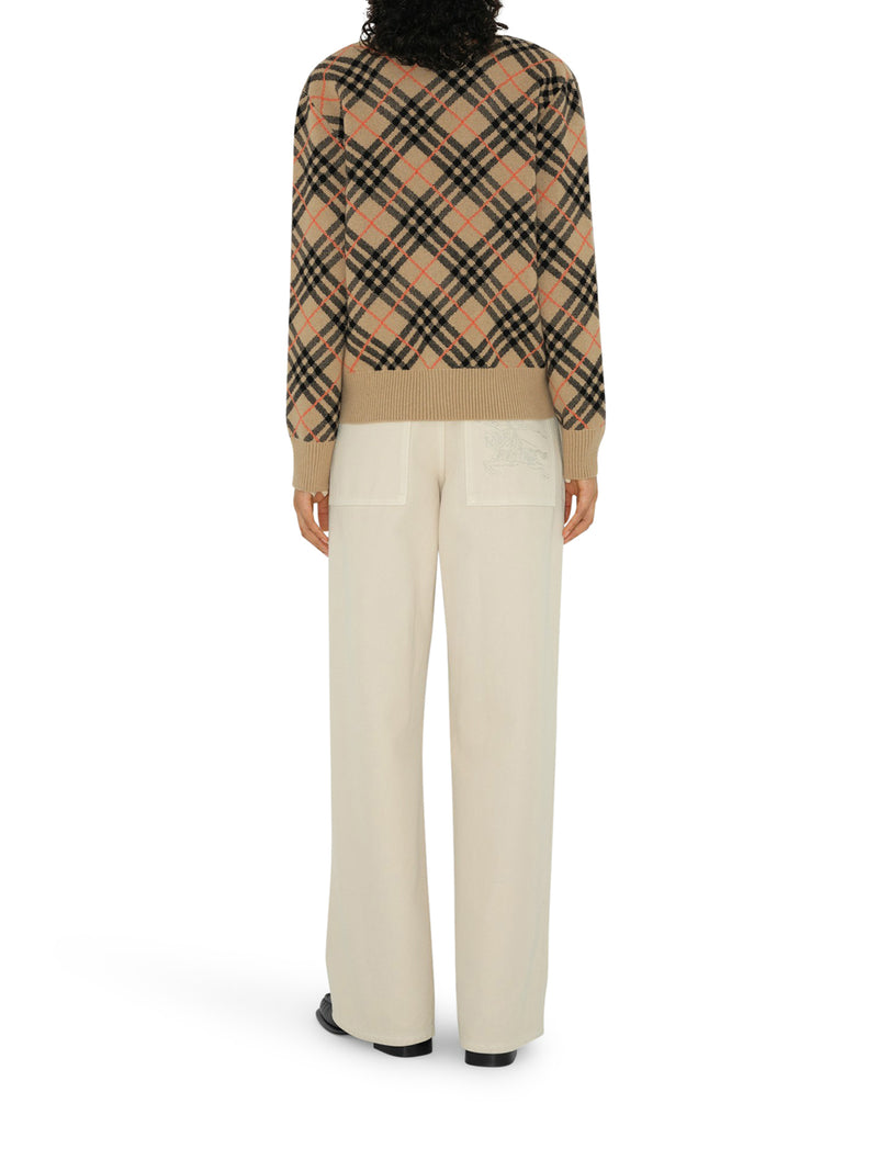 Suitnegozi Cardigan In Cashmere Check