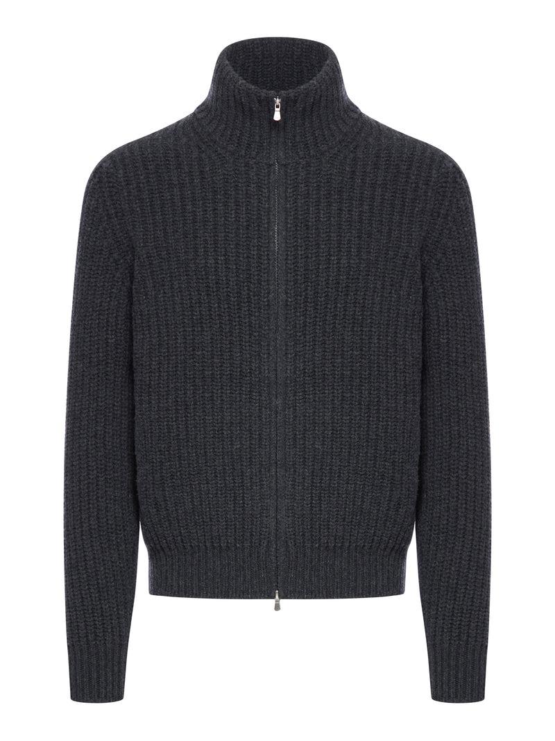 Suitnegozi cardigan in lana con zip