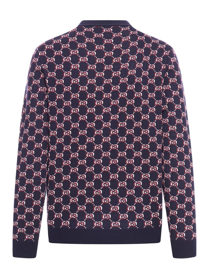 Suitnegozi Cardigan In Lana Jacquard GG