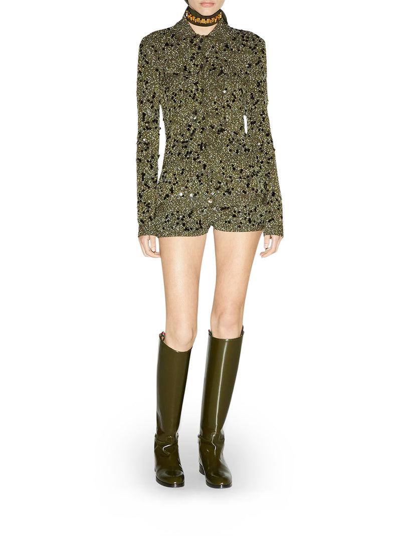 Suitnegozi CARDIGAN POLO IN MISTO VISCOSA E TWEED