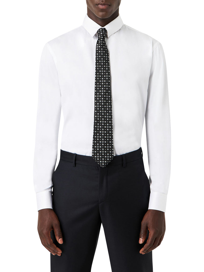 Suitnegozi CRAVATTA IN SETA JACQUARD MONOGRAM