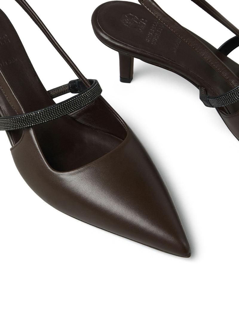 Suitnegozi Décolleté In Pelle Impreziosita