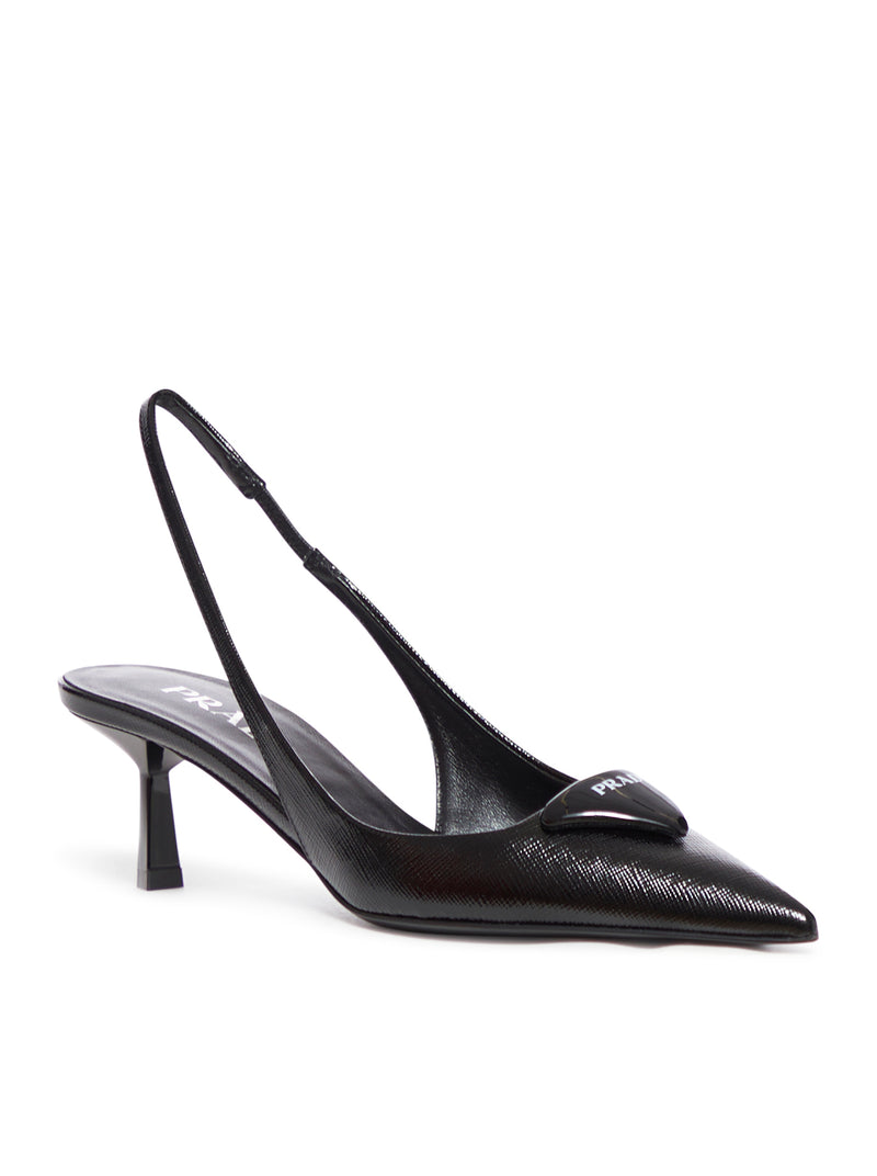 Suitnegozi Décolleté Slingback In Saffiano
