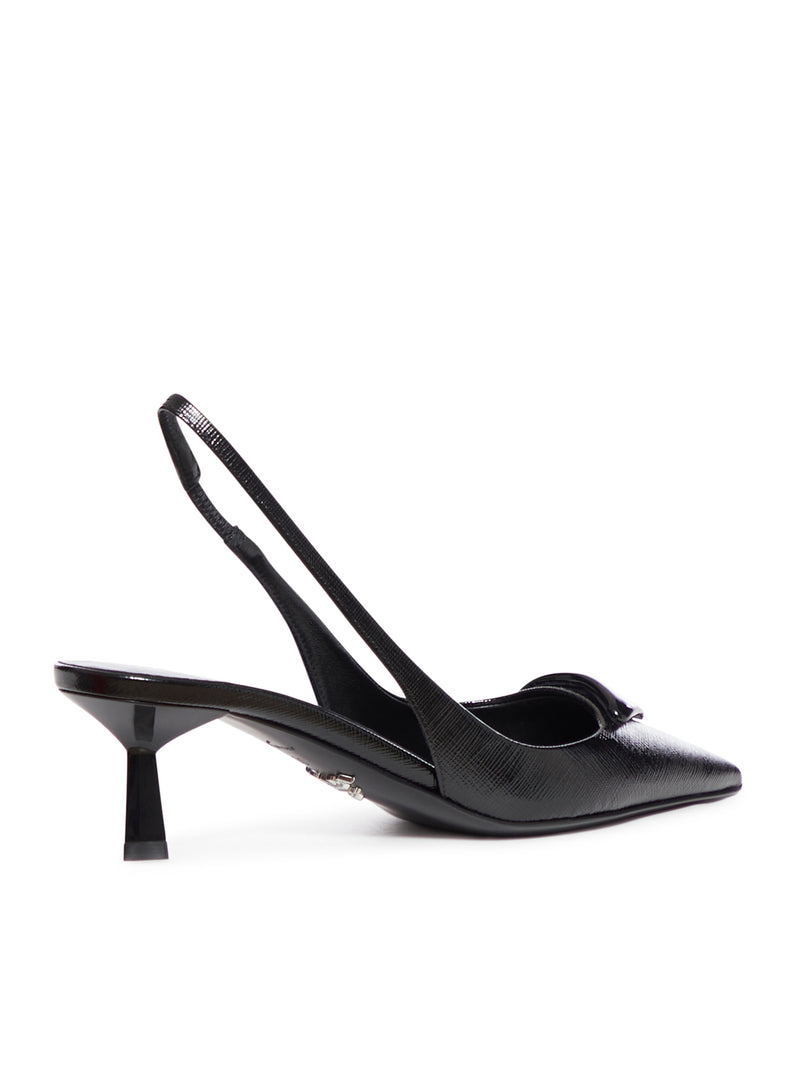Suitnegozi Décolleté Slingback In Saffiano