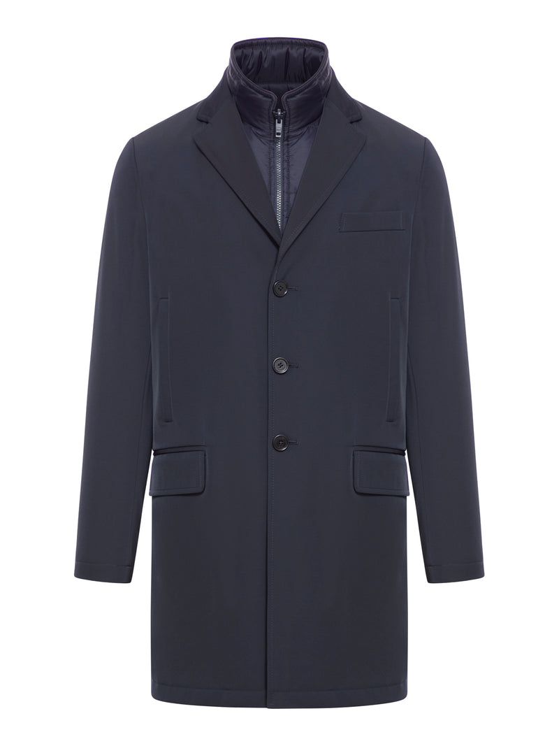 Suitnegozi DOBLUE COAT IN GABARDINE STRETCH