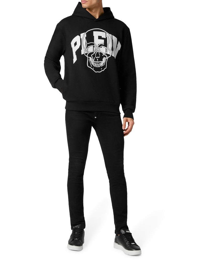 Suitnegozi Felpa In Cotone Con Stampa Logo Teschio