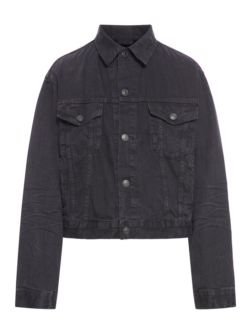 Suitnegozi GIACCA CROP IN DENIM GIAPPONESE