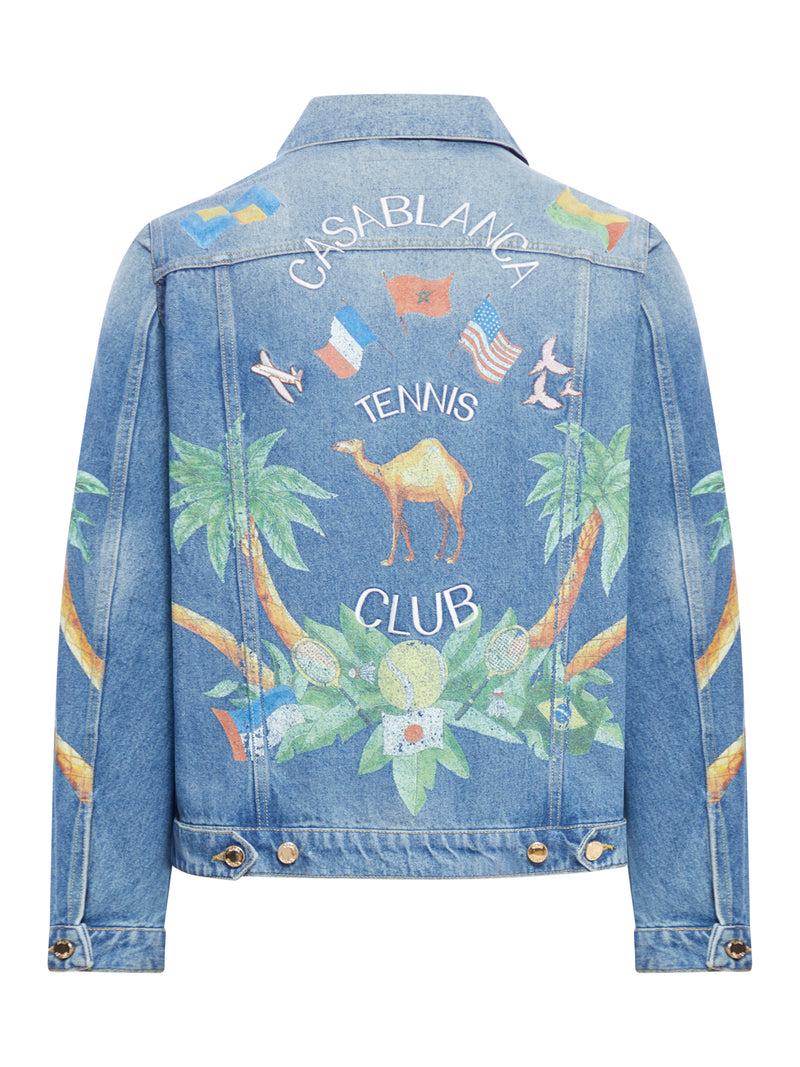 Suitnegozi Giacca Di Jeans Con Stampa