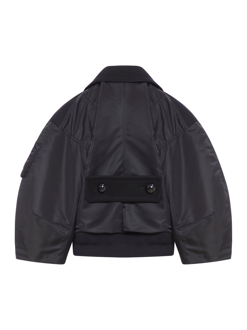 Suitnegozi Giacca Doppiopetto Con Maniche In Nylon