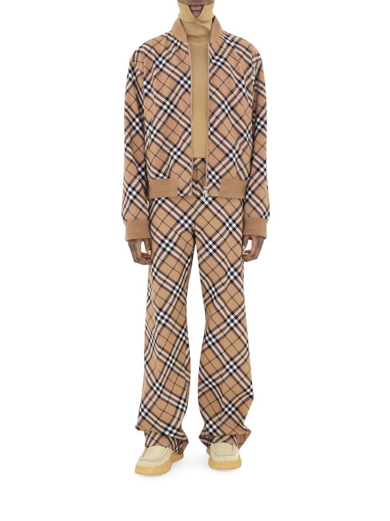 Suitnegozi Giacca Harrington In Misto Lana Check