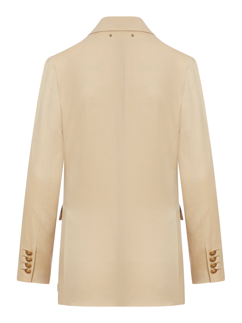 Suitnegozi Giacca In Lana Beige