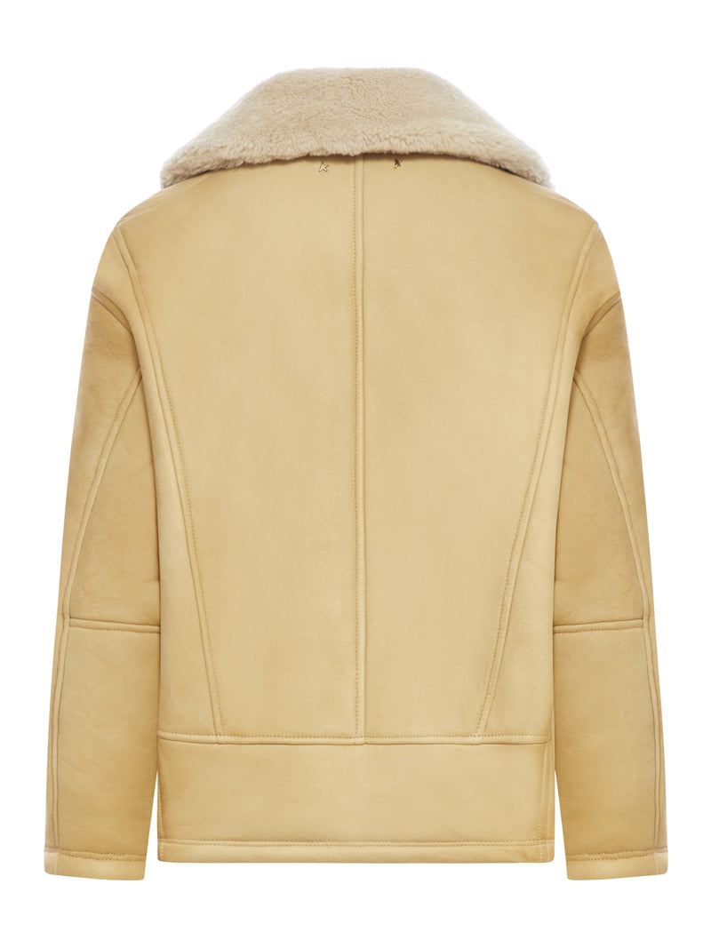 Suitnegozi Giacca In Pelle E Shearlin