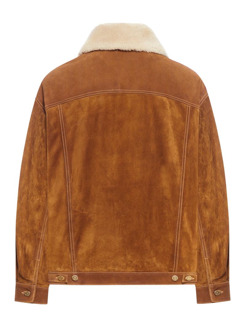 Suitnegozi Giacca In Pelle E Shearling