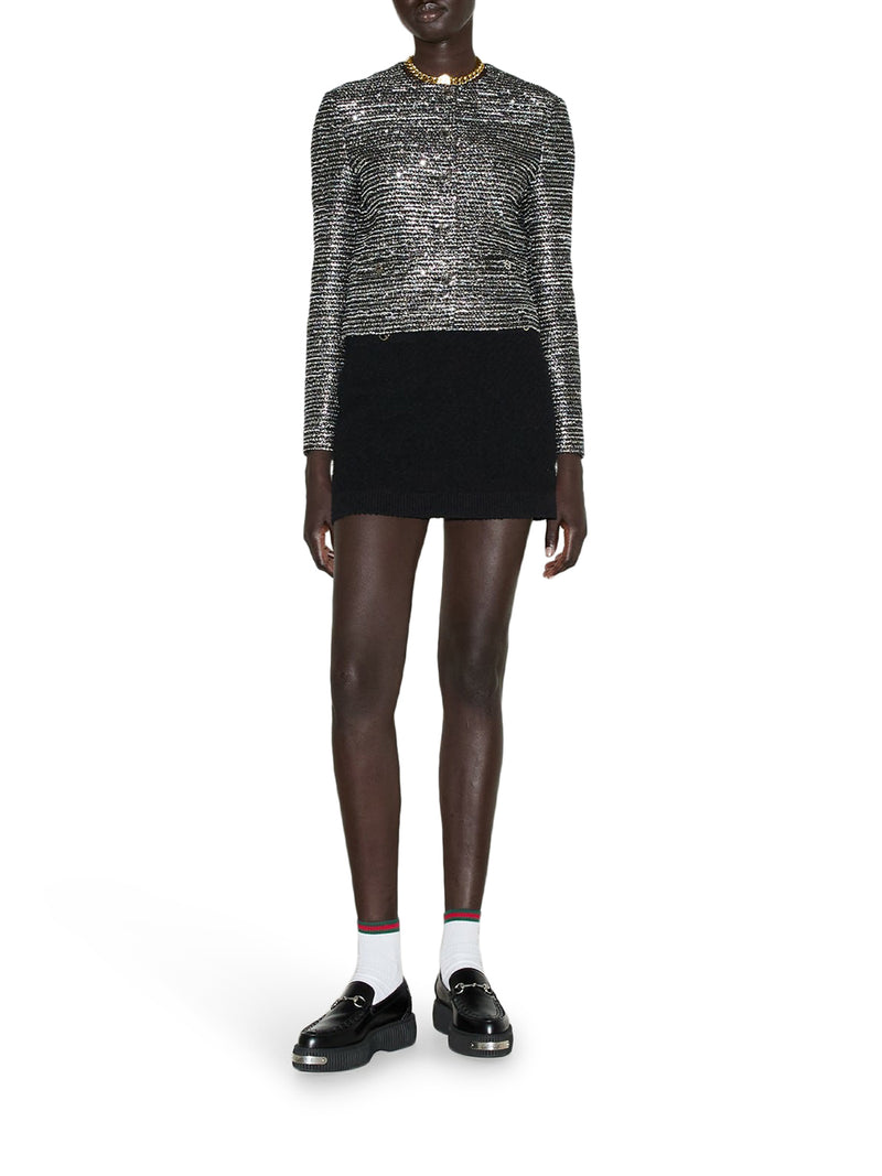 Suitnegozi GIACCA IN TWEED LAMÉ A RIGHE