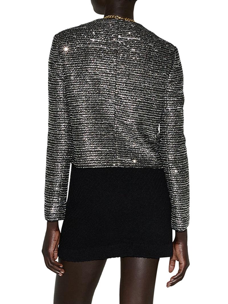 Suitnegozi GIACCA IN TWEED LAMÉ A RIGHE