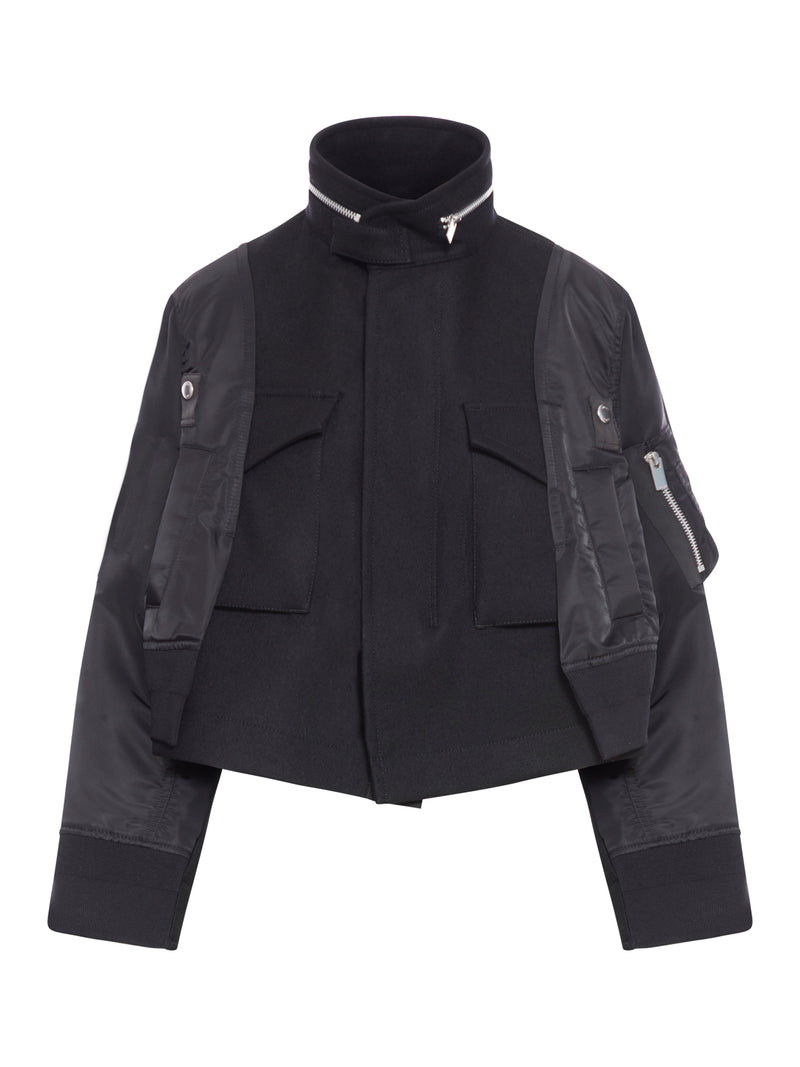 Suitnegozi GIACCA IN TWILL DI LANA MELTON X NYLON