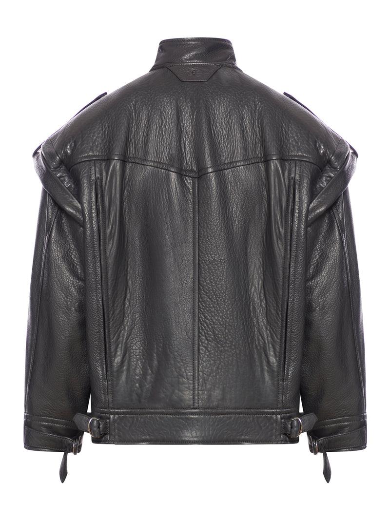 Suitnegozi Giacca Oversize In Pelle Martellata