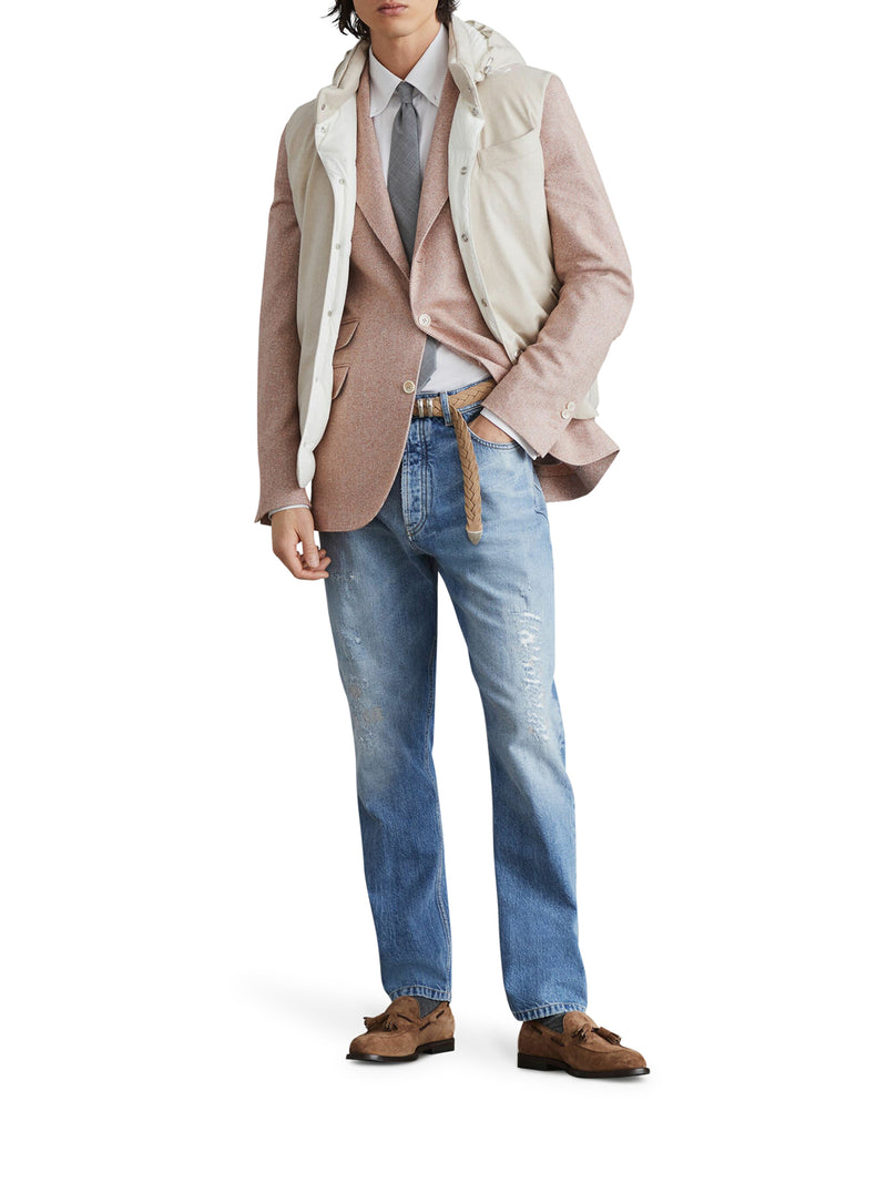 Suitnegozi Gilet Imbottito Con Cappuccio