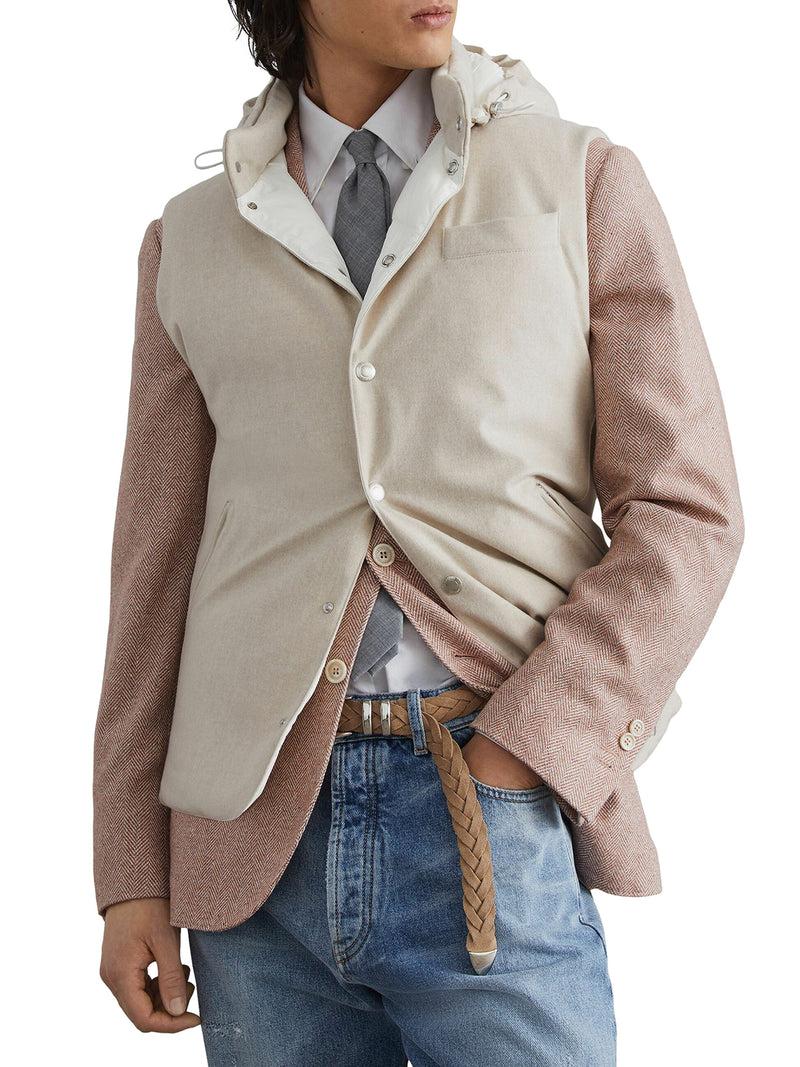 Suitnegozi Gilet Imbottito Con Cappuccio