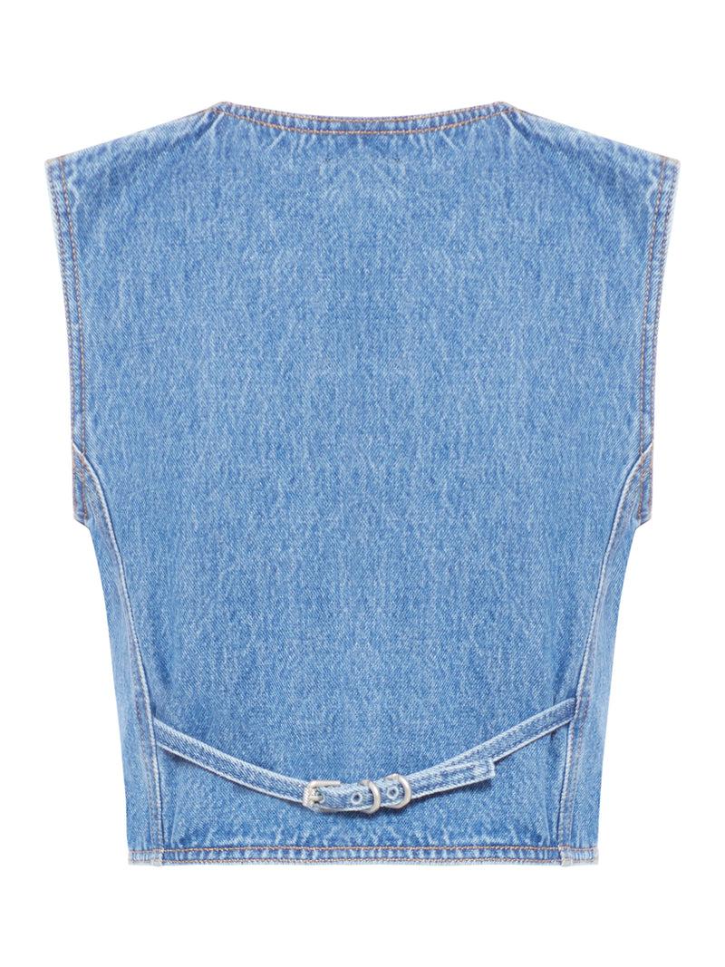 Suitnegozi Gilet Voyou In Denim