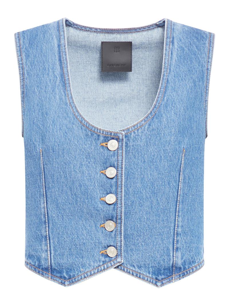 Suitnegozi Gilet Voyou in denim
