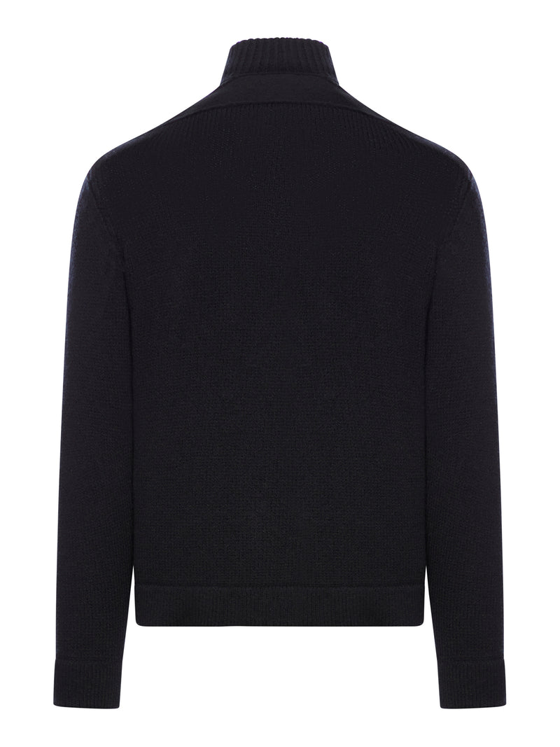 Suitnegozi Giubbino In Lana Con Inserti In Panno