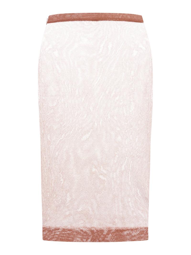 Suitnegozi GONNA A TUBI IN MAGLIA DI SETA