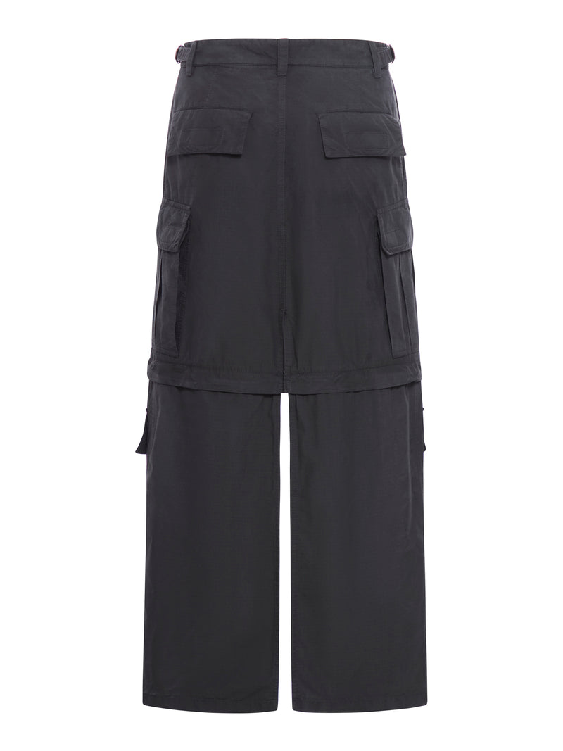 Suitnegozi GONNA CARGO MAXI DA DONNA IN NERO