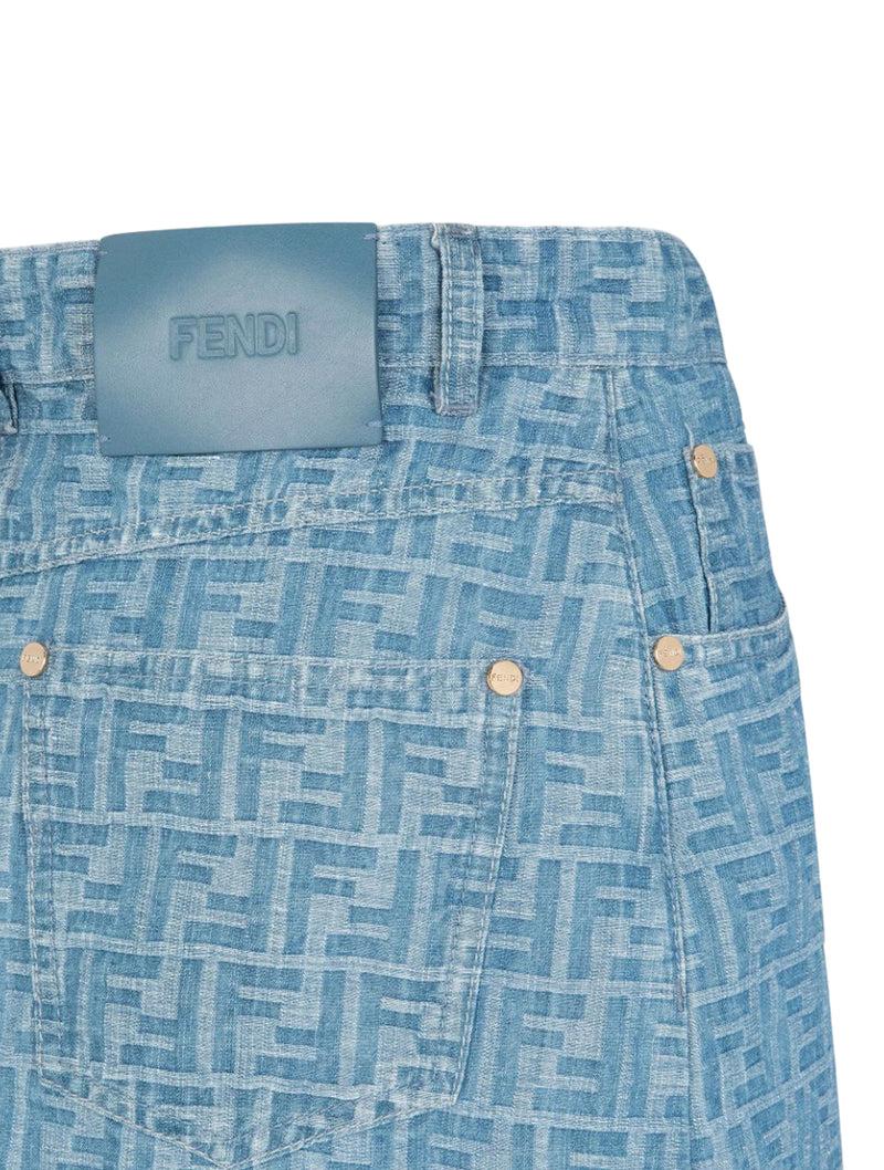 Suitnegozi Gonna In Denim FF Azzurro