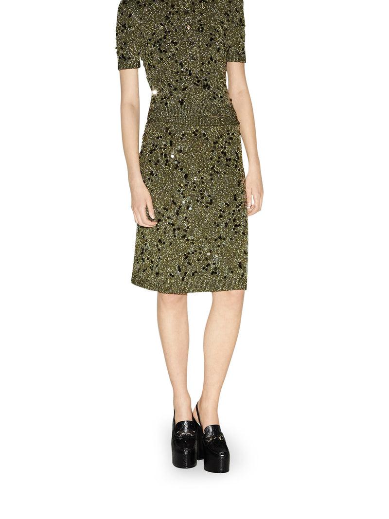 Suitnegozi GONNA IN MISTO VISCOSA E TWEED