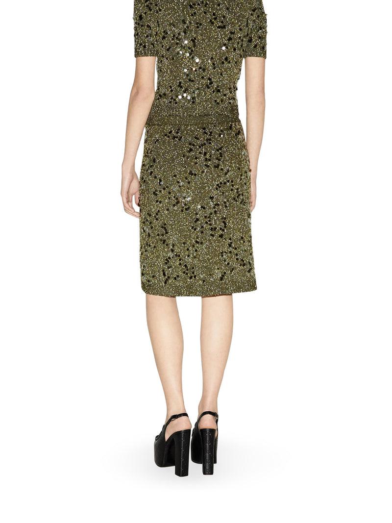 Suitnegozi GONNA IN MISTO VISCOSA E TWEED