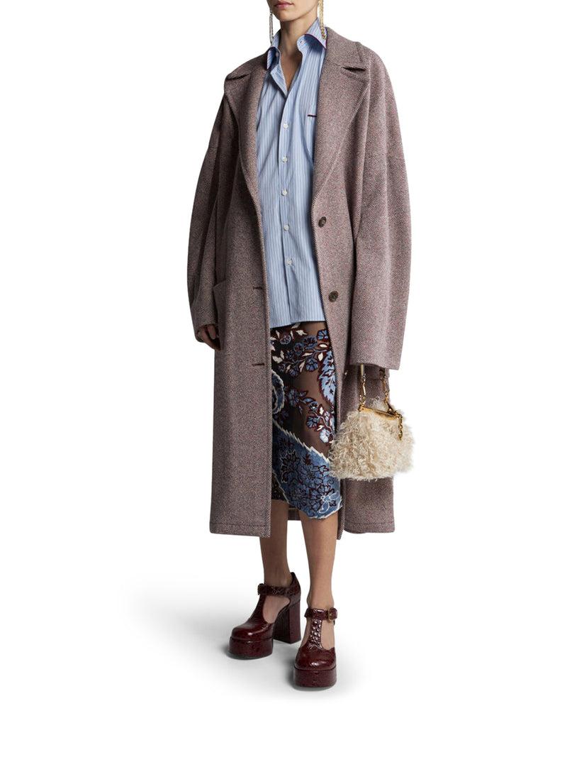 Suitnegozi GONNA IN TULLE JACQUARD DI VELLUTO