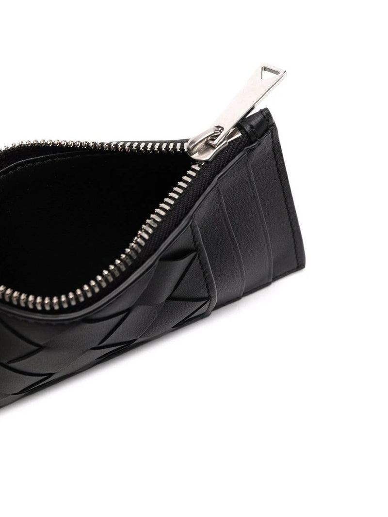 Suitnegozi Intrecciato Leather Wallet