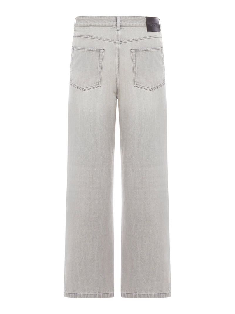 Suitnegozi Jeans Baggy Anagram In Denim